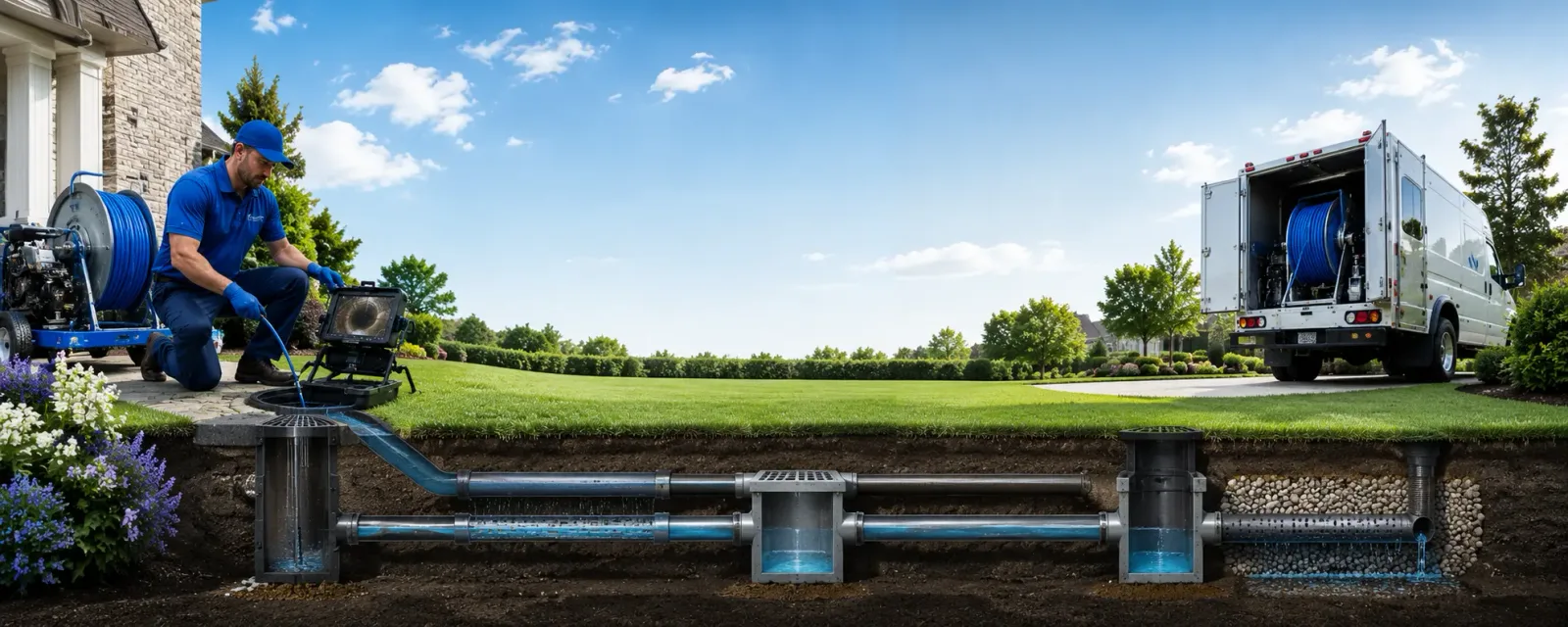 Outdoor drain cleaning information for Bruington, VA